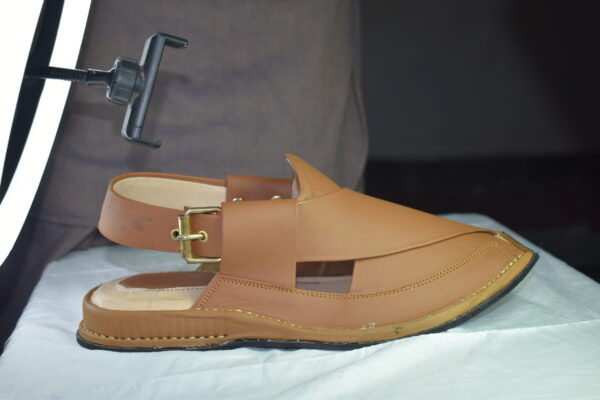 Classic Handcrafted Peshawari Chappal - Image 3